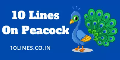 10 Lines On Peacock