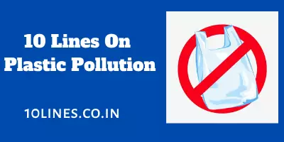 10 Lines On Plastic Pollution