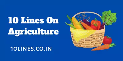 10 Lines On Agriculture In English