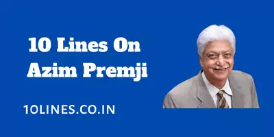 10 Lines On Azim Premji In English