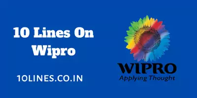 10 Lines On Wipro In English